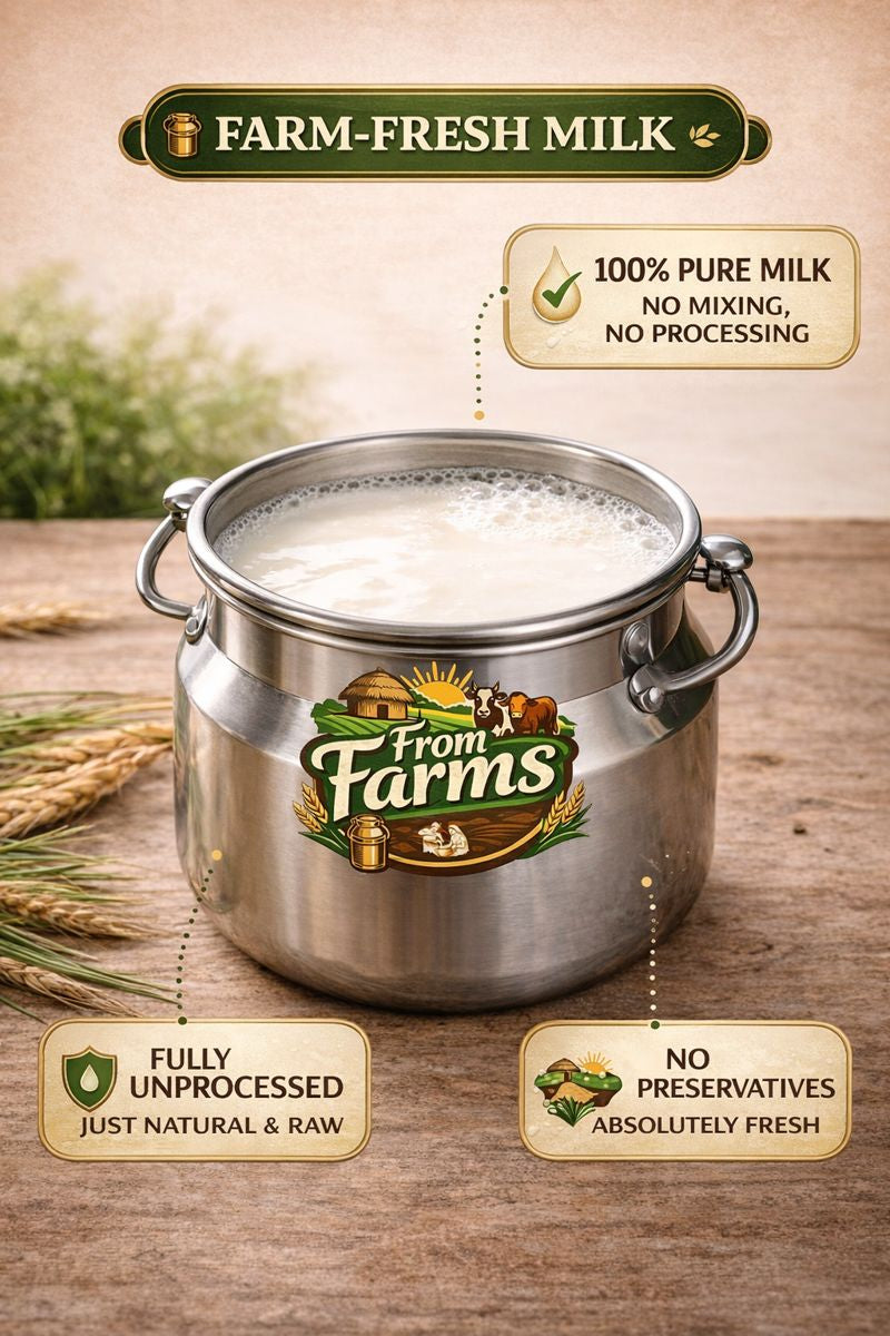 Natural Fresh Cow Milk – From Farms