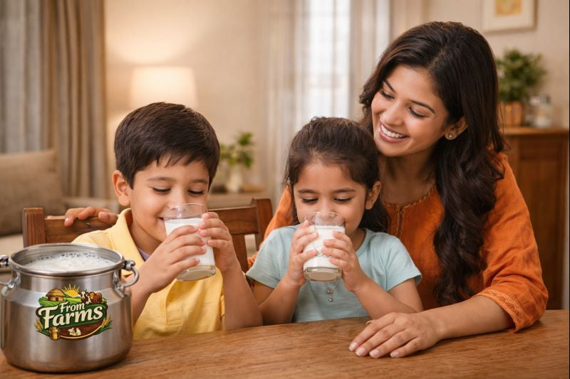 Natural Fresh Cow Milk – From Farms