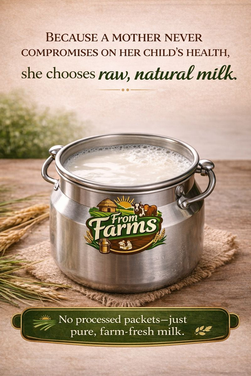Natural Fresh Cow Milk – From Farms