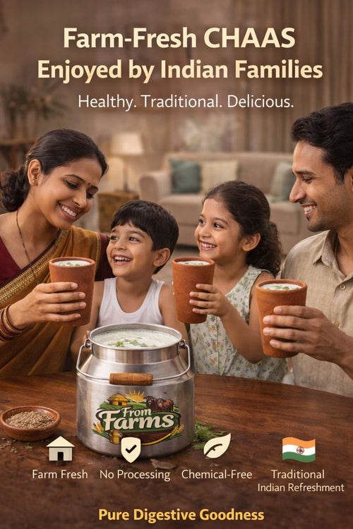 Farm-Fresh Traditional Chaas (Buttermilk) - From Farms