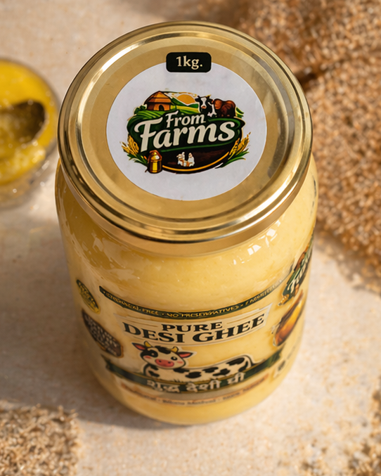 Pure Desi Cow Ghee – From Farms