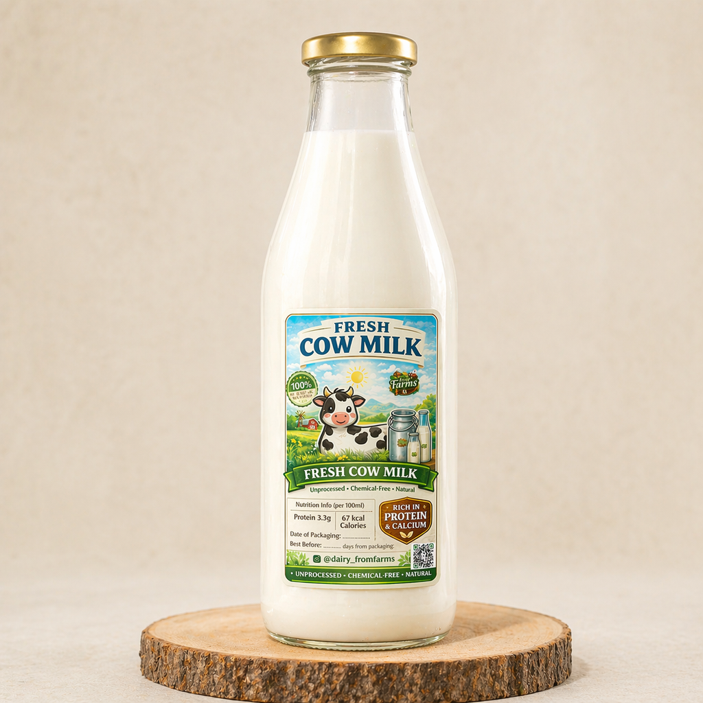 Natural Fresh Cow Milk – From Farms